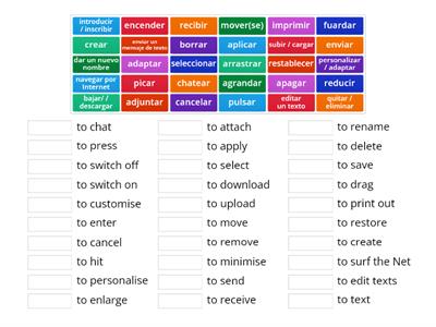 1B; Tech & Social Media - Verbs