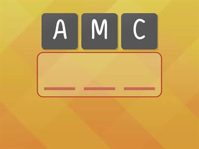 Слагање речи од три словна знака,Први разред