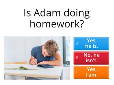 Present Continuous - Interrogative