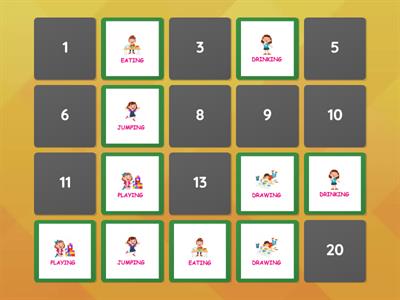 Actions now: Memory Test