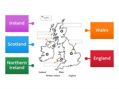 The UK map