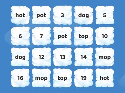 CVC Match-up Short o, e