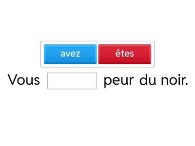 Idioms - avoir or not?