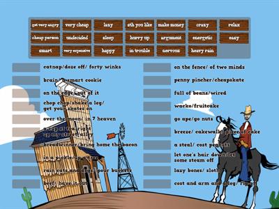 Idioms Revision- Synonyms