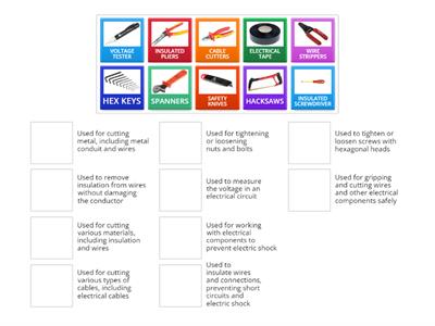 Match Up Electrical Tools