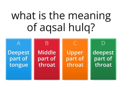 makhraj quiz hulq