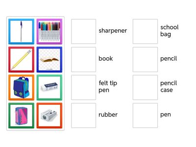 Oggetti scolastici in Inglese
