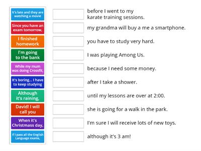 Complex sentences (improved for kids)