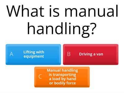 Manual Handling
