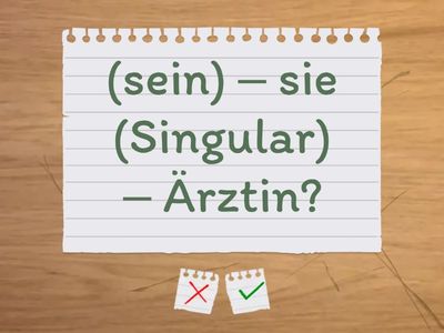 Formulieren Sie Sätze und sprechen Sie.