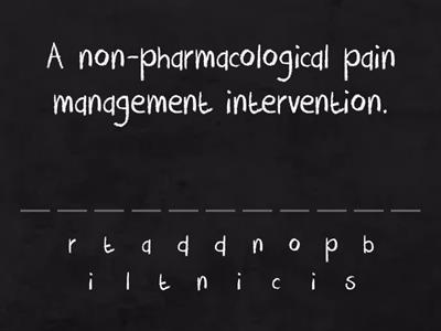 Pain Management