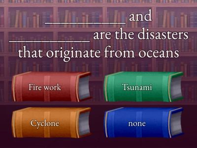 6th oceans and disasters quiz/geography