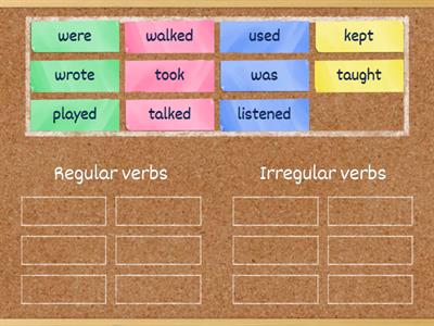 ELD 2a Unit 1 verb sort