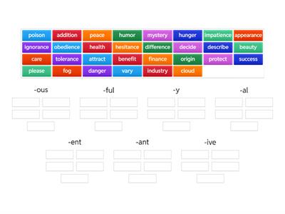 Ready for First  adjectives