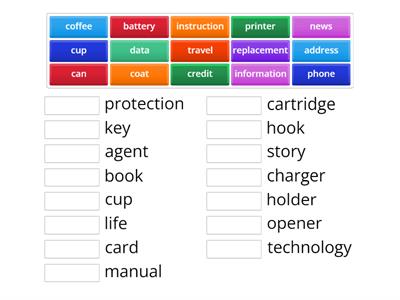 B2.1 Compound nouns A