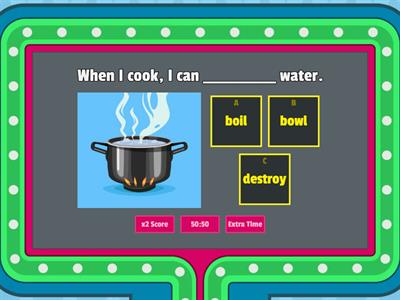 Phonics OI OY - choose the answer