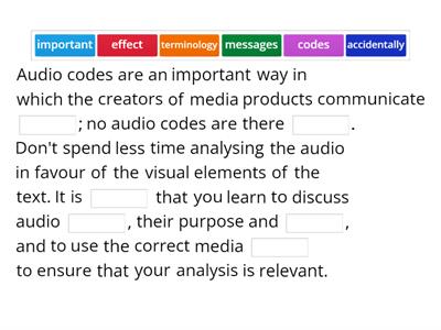 Audio Codes