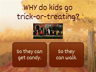 Halloween-Themed Why Questions