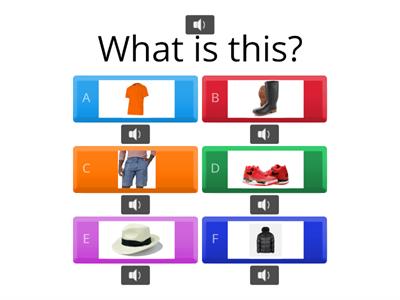 Clothes - Preschool Y3