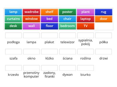 Link 4 unit 7 objects in a room