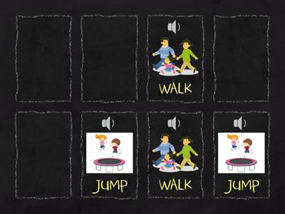 ACTION VERBS - MATCHING PAIRS