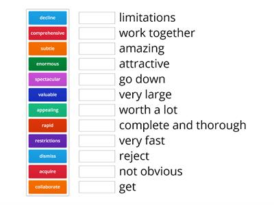 Vocabulary Review Game