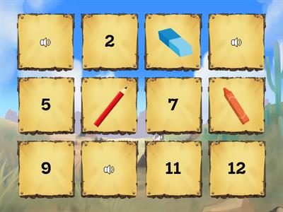 Classroom Objects Memory Game