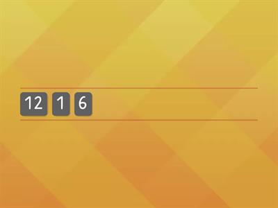 Arrange the numbers from the smallest to the biggest- Grade 1