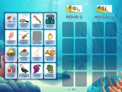 Ü-Ű auditív differenciálás 