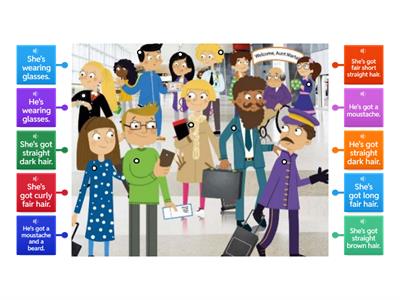 Describing physical appearance matching 