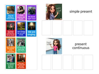 Present continuous or simple present?
