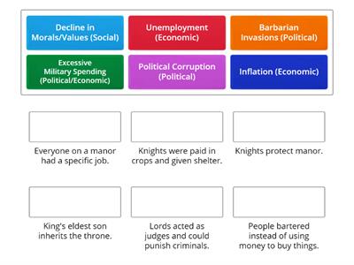 Rome/Feudal Problem Solution