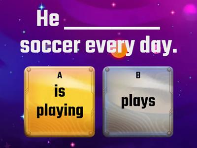 Present continuous vs Present Simple