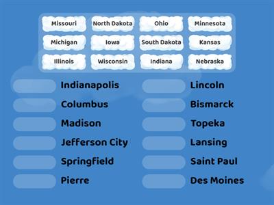 Midwest States & Capitals