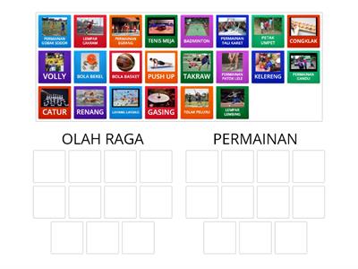 OLAH RAGA VS PERMAINAN