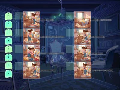 ช่วยน้องแก้มทำความสะอาดห้องนอน (เรียงลำดับขั้นตอนการแก้ปัญหา)