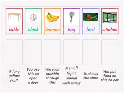 English YLE Movers Vocabulary (Easy)