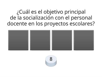 CUESTIONARIO SEMANA 5 - DISEÑO DE PROYECTOS EDUCATIVOS Y SOCIALES