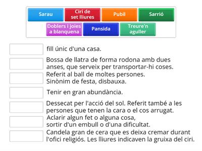 Lèxic i expressions de la rondalla l'Avenc de Son Pou