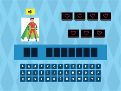 Le caractère, super-héros