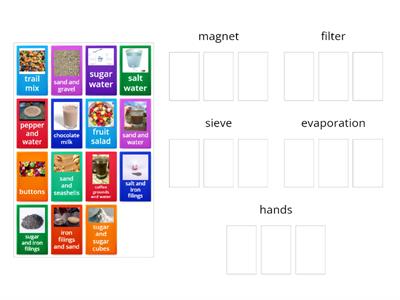 Separating Mixtures and Solutions