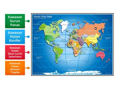 Geografi Ting. 3 - Bab 8: 8.1 Taburan Tumbuh-tumbuhan Semulajadi dan Hidupan Liar Di Dunia