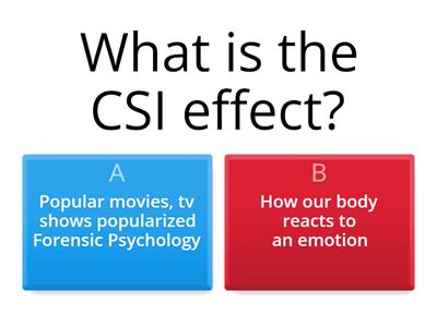 Psychology Forensic Psychology quiz 