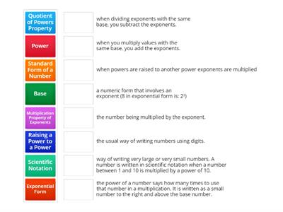 Module 8 Lesson 6 Vocabulary