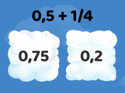 Десятичные + обыкновенные дроби 