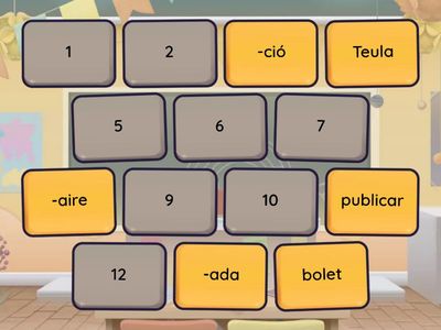 SUFIXOS (UNIR PARELLA)