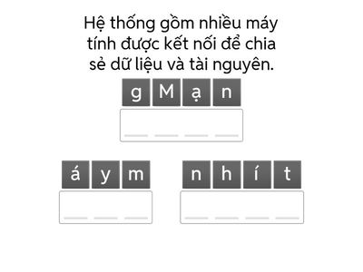 KẾT NỐI MẠNG