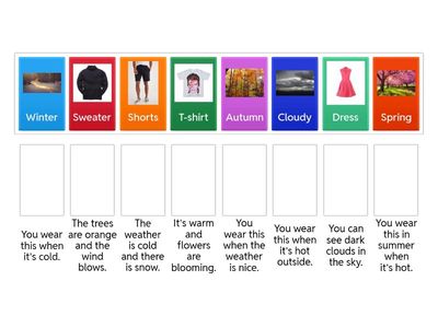 Weather, Seasons and Clothes