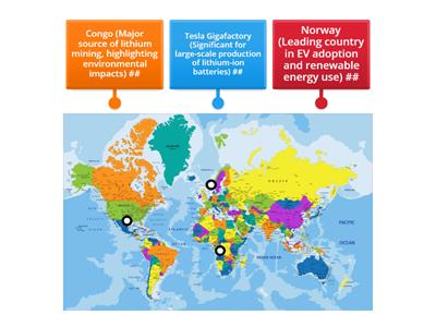 Significant EV locations