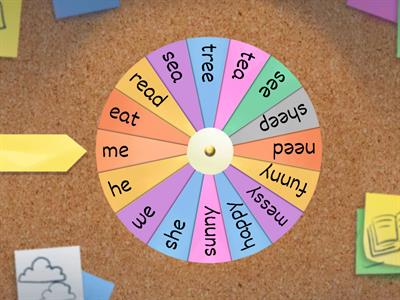 Word Wheel - /ee/ sound